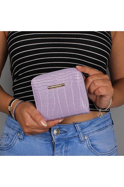 My Valice Women's Leather Wallet and Card Holder 1623 Lilac