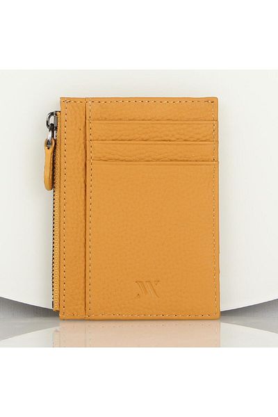 My Valice Unisex Genuine Leather Wallet and Card Holder 1823 Yellow
