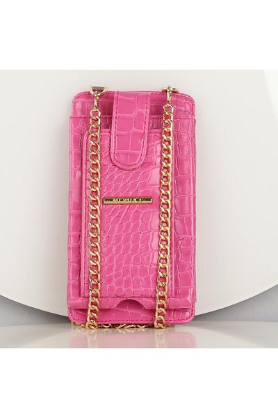 My Valice My Valice Leather Crossbody Wallet and Card Holder Compartment Phone Bag 1618 Pink