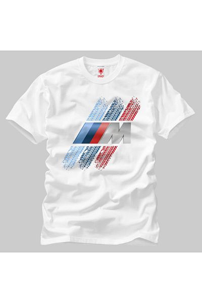 Built By Crazy Μπλουζάκι Unisex με λογότυπο BMW M