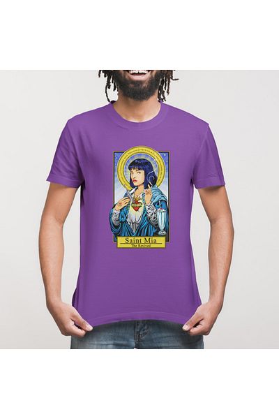 Built By Crazy Μπλουζάκι Unisex Saint Mia