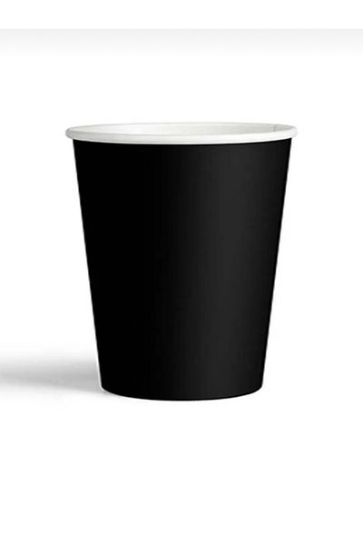 Miopack 8 oz Black Thick Cardboard Cup (extra thick) 100 pieces