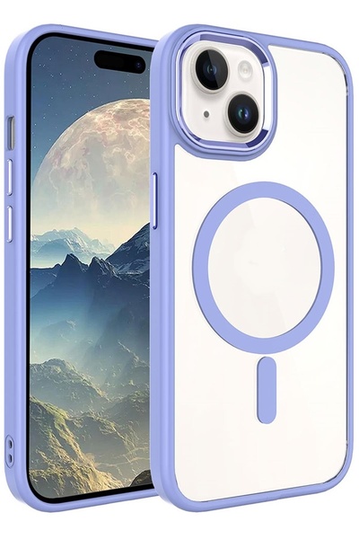 Cepustik Telefon Aksesuarları Ios 15 Kılıf Wireless Şarj Özellikli Krom Magsa...