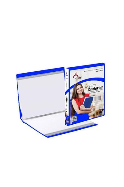 Önder PP Presentation File with 10 Bags and Front Pocket Blue