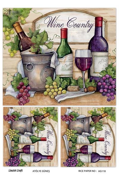 LİNEART LineArt Brass Decopage Paper LA-AG118