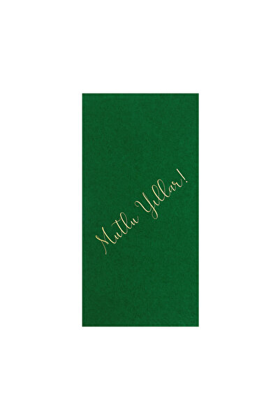 Story 33 × 33 سم ورقة ذهبية عيد ميلاد سعيد منقوشة 16 حزمة 1/8 أضعاف المناديل ...