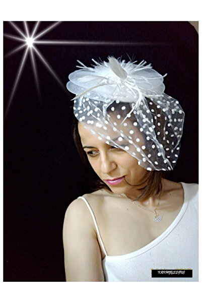 BBA TULLE STORE Pălărie de nuntă, șapcă, voal, pălărie de mireasă, pălărie de...