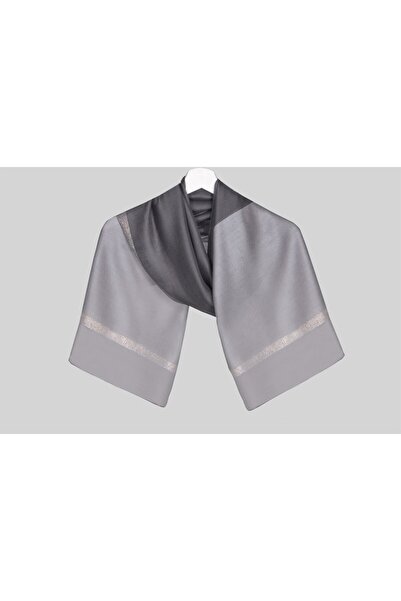 ARMANDA Double Colored Shawl - Smoke-grey