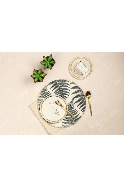 Porland Botanical 19 Piece Cake Tea Set for 6 People 04alm005697