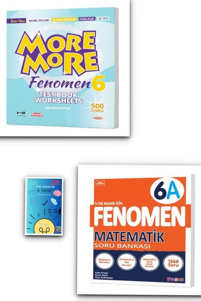 Fenomen Yayıncılık 6.Sınıf More&More Fenomen Test Book Worksheets + Fenomen M...