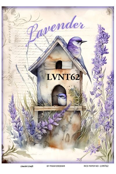 LİNEART Brass Patterned LineArt Decopage Paper - LA-LVNT62