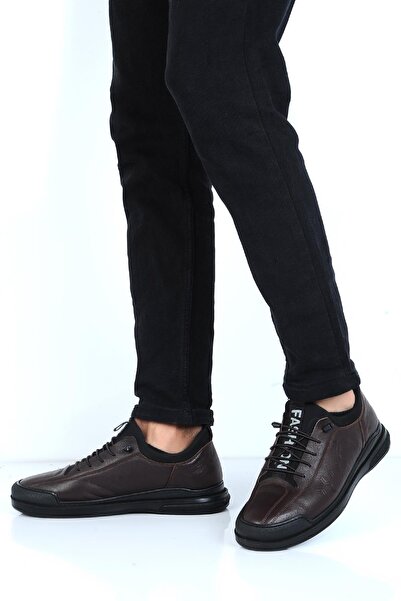 Tardelli 3747 Pantofi ocazional bărbați din piele cauciuc maro