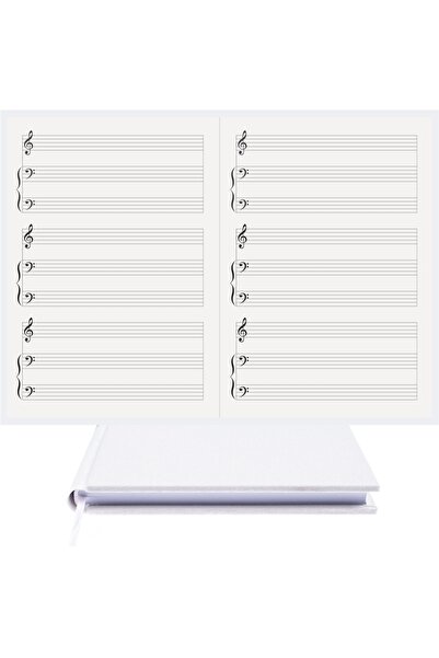 BİDEFTER مفكرة بيانو (مع مفاتيح صوتية مزدوجة) 100% صناعة يدوية، خياطة يدوية، ...