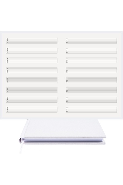 BİDEFTER مفكرة جيتار (مخططة بمفتاح تاب) 100% صناعة يدوية وخياطة يدوية - غلاف ...