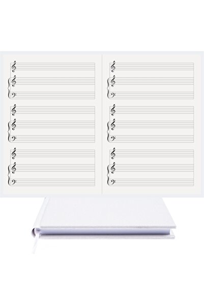 BİDEFTER مفكرة بيانو (مع صوت، مفتاح فاي يسار) 100% صناعة يدوية، خياطة يدوية، ...