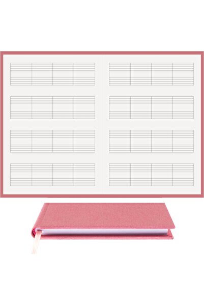 BİDEFTER مفكرة بيانو (خط قطع مزدوج) بدون مفتاح) 100% صناعة يدوية، خياطة يدوية...