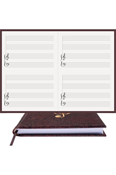 BİDEFTER مفكرة بيانو (رباعيات مع مفاتيح LEFT FA) 100% صناعة يدوية، خياطة يدوي...