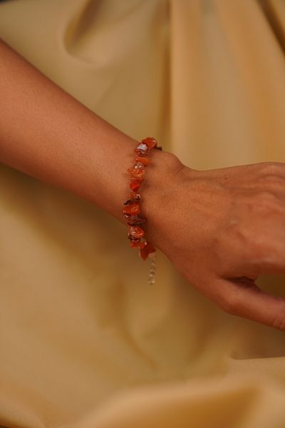 DOODLE Red Agate Natural Stone Bracelet