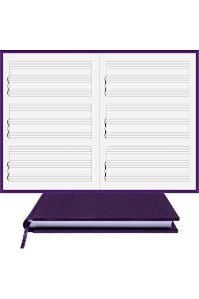 BİDEFTER مفكرة بيانو (بدون مفتاح ثلاثي الخطوات) 100% صناعة يدوية وخياطة يدوية...