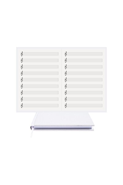 BİDEFTER كتاب الموسيقى (مفتاح اليسار، خط القطع الأيسر) 100% صناعة يدوية، خياط...