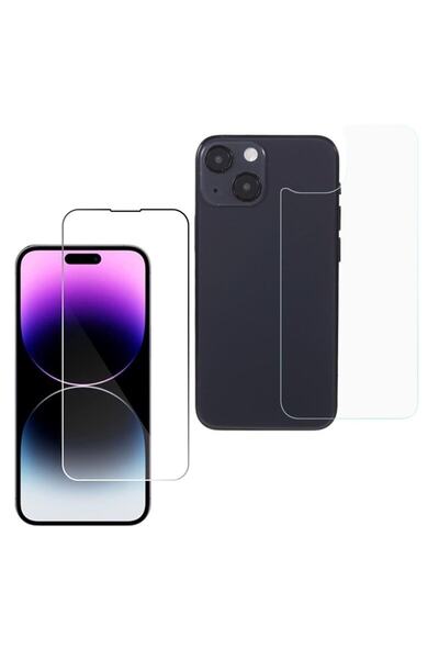 Dolia واقي شاشة أبل آيفون 14 بلس نانو 2 قطعة أمامي وخلفي