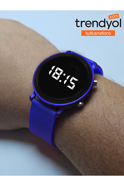 tutkanstore Unisex Dijital Tuşlu Silikon Kordon Kol Saati Çocuk Saati - Kadın...