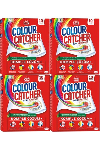 K2R Color Catcher Color Protective Wipes Set of 40 (4PK*10)