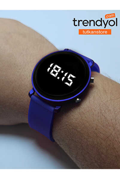 tutkanstore Unisex Dijital Tuşlu Silikon Kordon Kol Saati Çocuk Saati - Kadın...