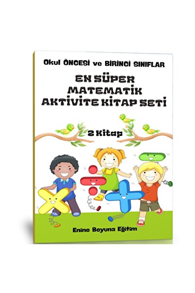 Enine Boyuna Eğitim مجموعة كتب أنشطة الرياضيات الفائقة لمرحلة ما قبل المدرسة ...