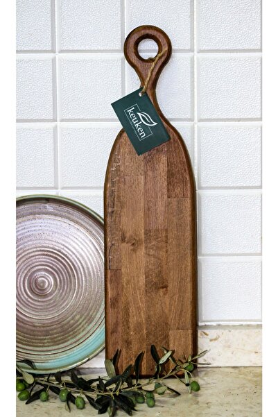 NORDIC STYLE & KEUKENWOOD Koyu Ceviz Kesme Ve Servis Tahtası 13 Cmx 50 Cm- 15cmx36 Cm 2 Adet