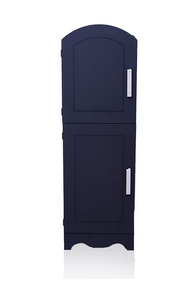 Özka Hobi Ahşap Özka Hobi Anthracite Gray Toy Refrigerator