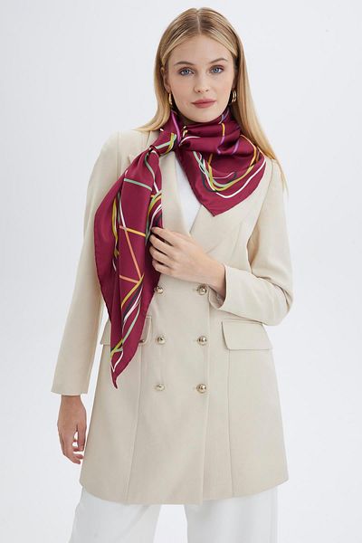 Zühre Φουλάρι Zühre Polyester Twill 0009-V6