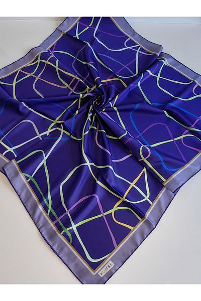 Zühre Φουλάρι Polyester Twill - Μοντέλο 0006-V3