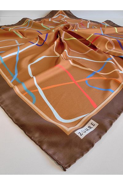 Zühre Φουλάρι Zühre Polyester Twill 0006-V9