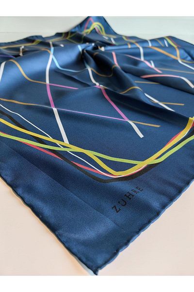 Zühre Eșarfă 0009-V-ORJ - Twill de poliester