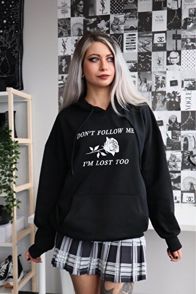 Gofeel لا تتبعني سويت شيرت بقلنسوة 3 خيوط GOFEEL