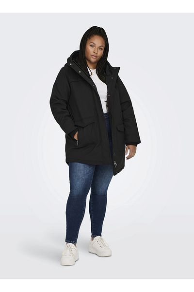ONLY Carmaastricht Softshell černá dámská parka - Otw N