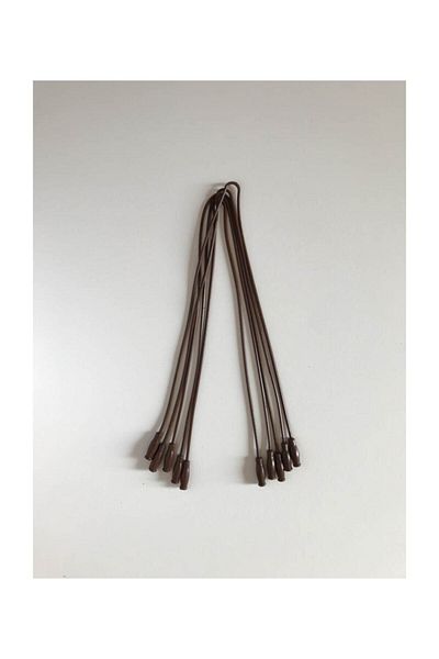 Shrek Glasses Rope Silicone 5 Pieces Brown