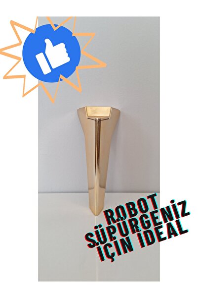 HYK GROUP 4 ADET GOLD MOBİLYA KOLTUK TV ÜNİTESİ PUF AYAĞI ROBOT SÜPÜRGE YÜKSE...