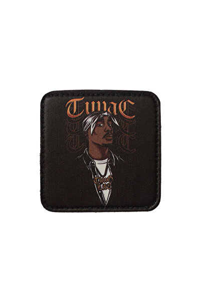 Trucker Tupac 11 Model 7x7 cm Trucker Şapka Uyumlu Patch Arma
