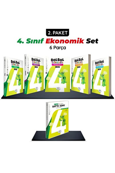 öğretmen evde 4. Sınıf Süper Ekonomik Set – 6 Parça – Öğretmen Evde Yayınları...