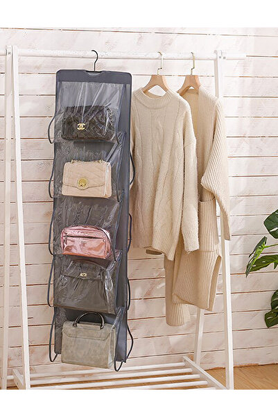 MaoMao 10 kapes Organizér na boty ve skříni v šedé barvě