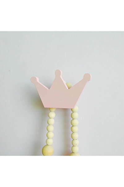 Miniminti Pembe Taç Askı Aparatı - Dolap Kulpu