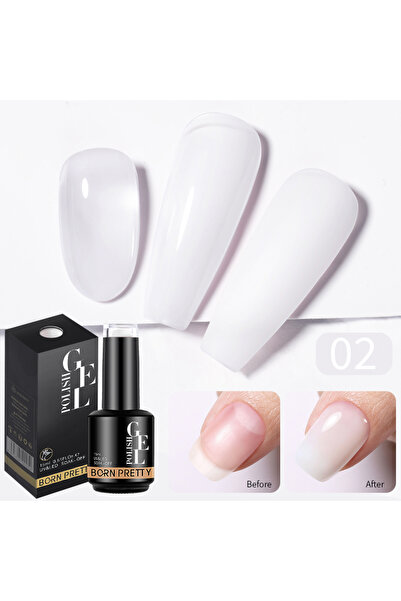 Born Pretty 15ml 2in1 RUBBER BASE GEL Kalıcı Oje