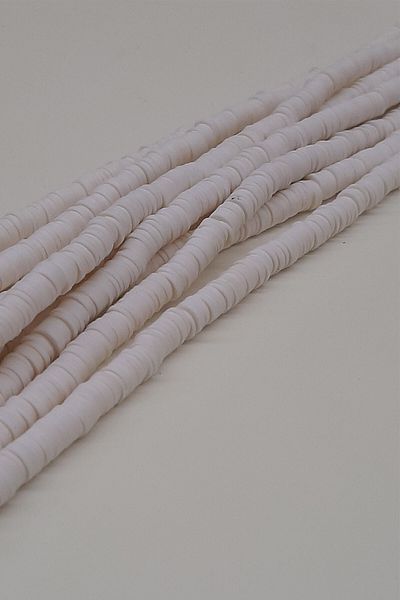 Hobigram Χάντρες Ποικιλία Λευκές Χάντρες Ζύμης Fimo 6mm – Χάντρες, Κομψό Σχέδιο, Γυναικείο Αξεσουάρ – Χάντρες – Μπονκ
