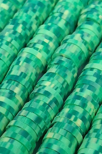 Hobigram Χάντρες Ποικιλία Πράσινη Χάντρες Ζύμης Fimo 6 mm – Χάντρες, Κομψό Σχέδιο, Γυναικείο Αξεσουάρ – Bonc