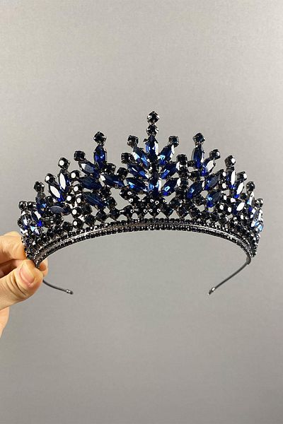 Hobigram Coroana de mireasa Henna Rio Stone pentru cele mai frumoase mirese – Coroana, Crystal Stone, Model elegant, Coroana de mireasa – Coroana – Coroana
