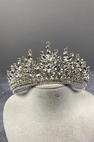 Hobigram Accesoriu pentru coroana de mireasa Rio Stone pentru cele mai frumoase mirese – Coroana, Crystal Stone, Model elegant, Coroana de mireasa – Coroana