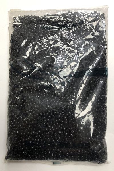 Hobigram Beads Assortment Black Sand Beads 4 mm 500 Gr – Beads, Stylish Design, Women's Accessory – Beads