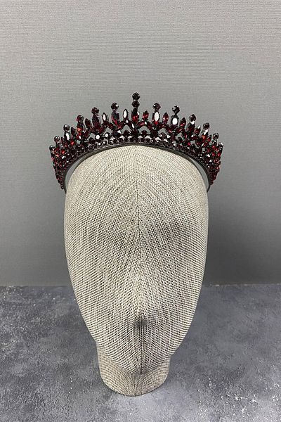 Hobigram Pedro Stone Bridal Henna Crown pentru cele mai frumoase mirese – Coroană, Crystal Stone, Model elegant, Tiara de mireasă – Coroană –